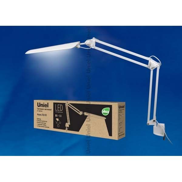 Офисная настольная лампа светодиодная с выключателем TLD-524 White/LED/500Lm/4500K/Dimmer Uniel, Белый, TLD-524 White/LED/500Lm/4500K/Dimmer
Офисная настольная лампа светодиодная с выключателем TLD-524 White/LED/500Lm/4500K/Dimmer Uniel, Белый, TLD-524 White/LED/500Lm/4500K/Dimmer