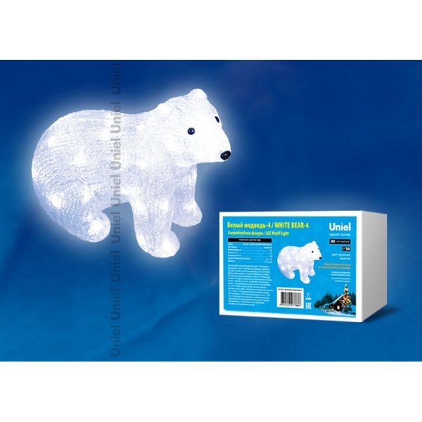 Световая светодиодная ULD-M3125-040/STA IP20 BEAR-4 Uniel WHITE, Белый, ULD-M3125-040/STA WHITE IP20 WHITE BEAR-4
Световая светодиодная ULD-M3125-040/STA IP20 BEAR-4 Uniel WHITE, Белый, ULD-M3125-040/STA WHITE IP20 WHITE BEAR-4