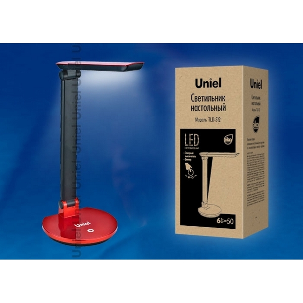 Офисная настольная лампа светодиодная с выключателем TLD-512 Red/LED/550Lm/4500K/Dimer (Uniel), Красный, TLD-512 Red/LED/550Lm/4500K/Dimer
Офисная настольная лампа светодиодная с выключателем TLD-512 Red/LED/550Lm/4500K/Dimer (Uniel), Красный, TLD-512 Red/LED/550Lm/4500K/Dimer