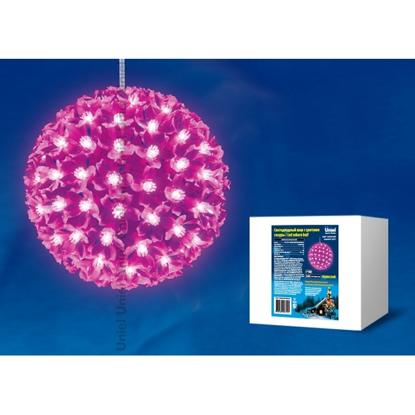 Световая светодиодная ULD-H2121-200/DTA IP20 Uniel PINK SAKURA BALL, Розовый, ULD-H2121-200/DTA PINK IP20 SAKURA BALL
Световая светодиодная ULD-H2121-200/DTA IP20 Uniel PINK SAKURA BALL, Розовый, ULD-H2121-200/DTA PINK IP20 SAKURA BALL