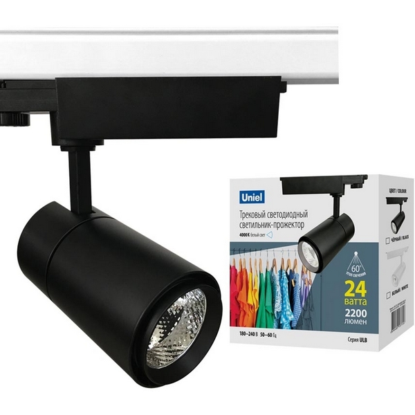 Трековый светильник трехфазный 220V светодиодный ULB-T52-24W/4000K/H IP40 Uniel BLACK, ULB-T52-24W/4000K/H BLACK
Трековый светильник трехфазный 220V светодиодный ULB-T52-24W/4000K/H IP40 Uniel BLACK, ULB-T52-24W/4000K/H BLACK