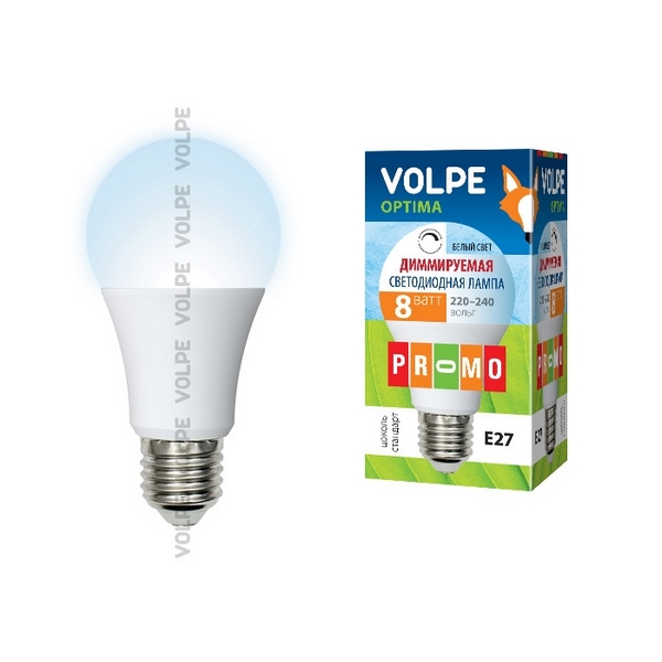 Лампочка светодиодная LED-A60-8W/NW/E27/FR/DIM/O картон Volpe, LED-A60-8W/NW/E27/FR/DIM/O картон
Лампочка светодиодная LED-A60-8W/NW/E27/FR/DIM/O картон Volpe, LED-A60-8W/NW/E27/FR/DIM/O картон