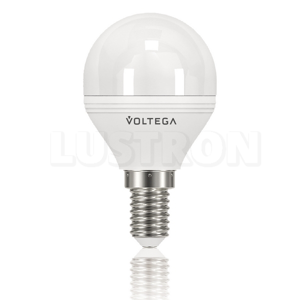 Лампочка светодиодная груша E14 6W 4000K 470lm Voltega Simple 4701, Simple 4701
Лампочка светодиодная груша E14 6W 4000K 470lm Voltega Simple 4701, Simple 4701