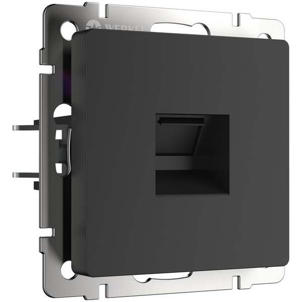 Розетка Ethernet RJ-45 (черный матовый) Werkel W1181008 (a051606), Встраиваемые механизмы черные матовый W1181008
Розетка Ethernet RJ-45 (черный матовый) Werkel W1181008 (a051606), Встраиваемые механизмы черные матовый W1181008