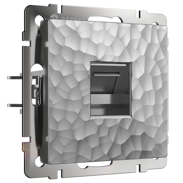 Розетка Ethernet RJ-45 (hammer серебряный) Werkel W1281006 (a052071), Серебро, Встраиваемые механизмы Hammer серебряные W1281006
Розетка Ethernet RJ-45 (hammer серебряный) Werkel W1281006 (a052071), Серебро, Встраиваемые механизмы Hammer серебряные W1281006
