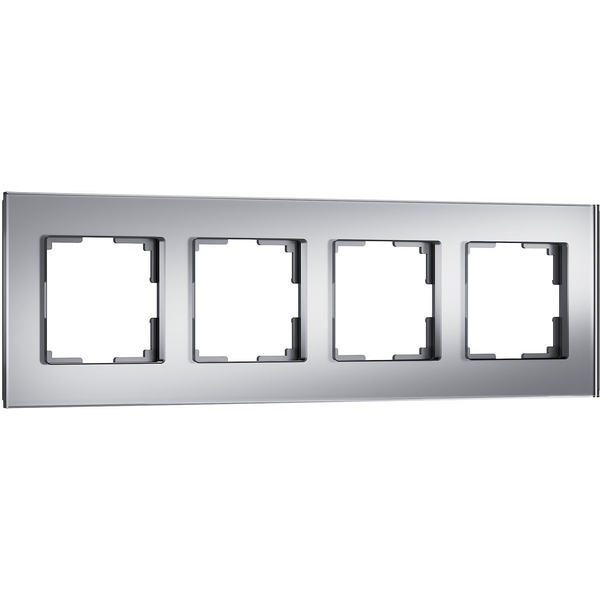 Рамка на 4 поста (серебряный, стекло soft-touch) Werkel W0043106 (a064571), Серебро, W0043106
Рамка на 4 поста (серебряный, стекло soft-touch) Werkel W0043106 (a064571), Серебро, W0043106