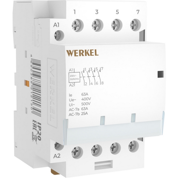 Реле напряжения (3 модуля) Werkel W943M63O (a069478), Контакторы W943M63O
Реле напряжения (3 модуля) Werkel W943M63O (a069478), Контакторы W943M63O