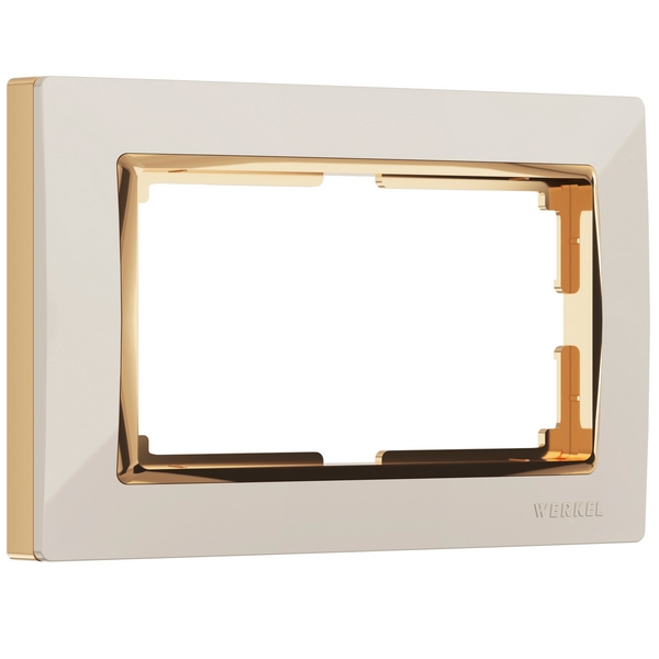 Рамка для двойной розетки Snabb (слоновая кость/золото) Werkel W0081932 (a051650), Snabb слоновая кость/золото W0081932
Рамка для двойной розетки Snabb (слоновая кость/золото) Werkel W0081932 (a051650), Snabb слоновая кость/золото W0081932