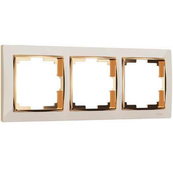 Рамка на 3 поста Snabb (слоновая кость/золото) Werkel W0031932 (a051647), Snabb слоновая кость/золото W0031932
Рамка на 3 поста Snabb (слоновая кость/золото) Werkel W0031932 (a051647), Snabb слоновая кость/золото W0031932