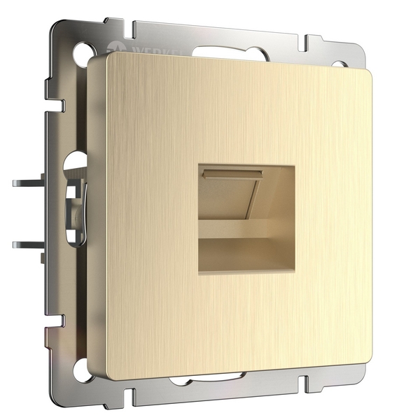 Розетка Ethernet RJ-45 (шампань рифленый) Werkel W1181010 (a051424), Встраиваемые механизмы шампань рифленый W1181010
Розетка Ethernet RJ-45 (шампань рифленый) Werkel W1181010 (a051424), Встраиваемые механизмы шампань рифленый W1181010