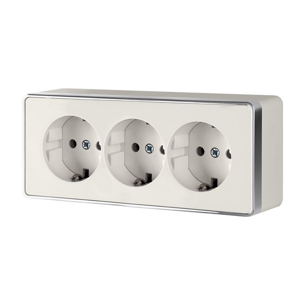 Розетка тройная с заземлением и шторками Gallant (слоновая кость) Werkel W5073103 (a051554), Накладные механизмы Gallant слоновая кость W5073103
Розетка тройная с заземлением и шторками Gallant (слоновая кость) Werkel W5073103 (a051554), Накладные механизмы Gallant слоновая кость W5073103