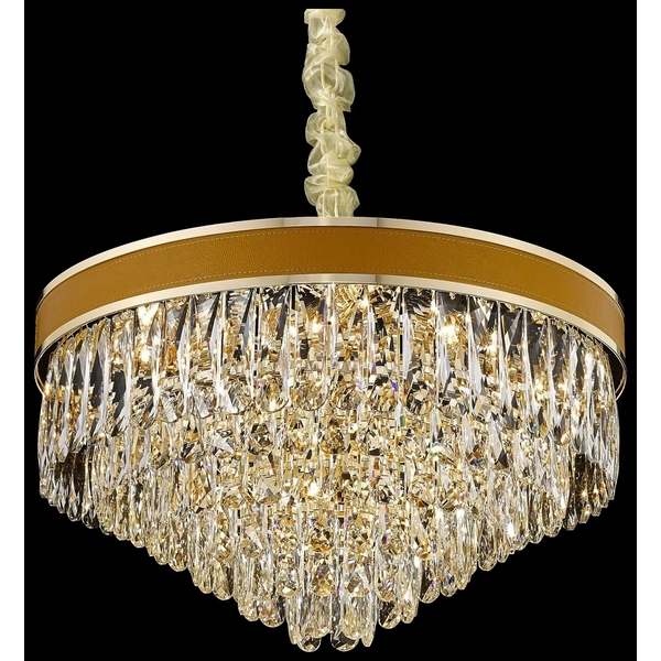 Изображение товара Подвесная каскадная люстра хрустальная Wertmark Clarissa WE136.15.303