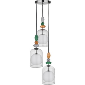 Изображение товара Подвесной светильник 33 ИДЕИ PND105.3.163S.003.KDC-S.26.TR-S.02.WH