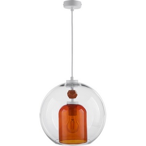 Изображение товара Подвесной светильник 33 ИДЕИ PND170.01.17.002.WH-M42OR в форме шара