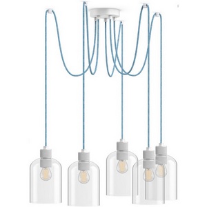 Изображение товара Подвесной светильник паук 33 ИДЕИ PND.112.05.02.030.WH-S.27.TR