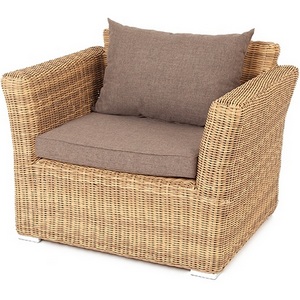 Изображение товара Кресло из искусственного ротанга, цвет соломенный 4SIS Капучино YH-C1130W-3