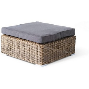 Изображение товара "Лунго" плетеная оттоманка с подушкой, цвет соломенный 4SIS арт.00-00000040