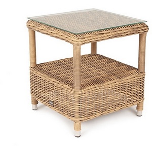 Изображение товара Столик кофейный из искусственного ротанга, цвет соломенный 4SIS Форио YH-S4676W-2