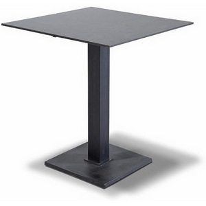 Изображение товара Каффе интерьерный стол квадратный с нагрузкой 100 кг из HPL квадратный 90х90см, цвет серый гранит 4SIS УТ-00000844