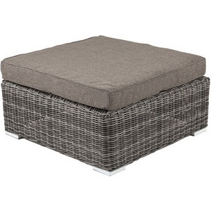 Изображение товара "Лунго" плетеная оттоманка с подушкой, цвет графит 4SIS арт.УТ-00001989