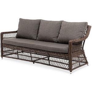 Изображение товара "Гранд Латте" диван трехместный из искусственного ротанга, цвет коричневый 4SIS арт.УТ-00002848