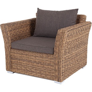 Изображение товара Кресло из искусственного ротанга (гиацинт), цвет соломенный 4SIS Капучино YH-C1130W-3-TW