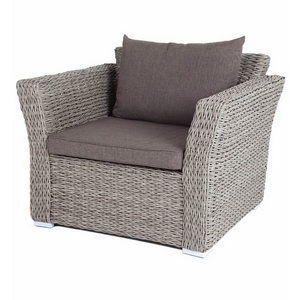 Изображение товара "Капучино" кресло из искусственного ротанга (гиацинт), цвет серый 4SIS арт.УТ-00003004