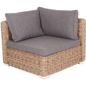 Изображение товара Модуль диванный угловой с подушками, цвет соломенный (гиацинт) 4SIS Лунго YH-C1031W-TW