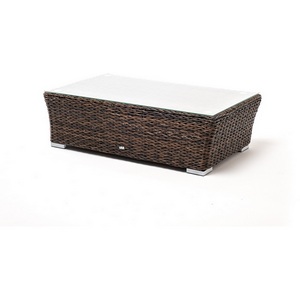 Изображение товара Капучино журнальный столик из искусственного ротанга (гиацинт), цвет коричневый 4SIS УТ-00003962 (прямоугольная столешница)