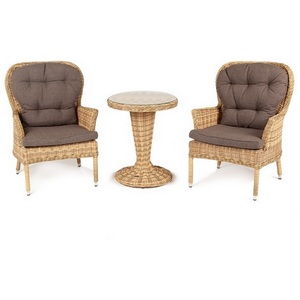 Изображение товара "Алиса" кофейный комплект из искусственного ротанга, цвет соломенный 4SIS арт.УТ-00004157