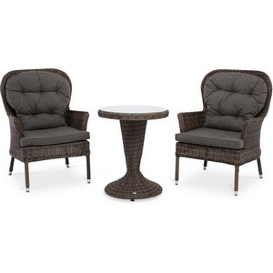 Изображение товара "Алиса" кофейный комплект из искусственного ротанга, цвет коричневый 4SIS арт.УТ-00004158