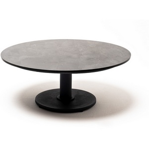 Изображение товара Интерьерный стол из HPL круглый, D80, H32, цвет серый гранит 4SIS Чили RC658-D80-H32-4sis