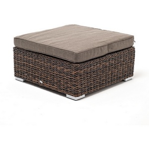 Изображение товара "Лунго" плетеная оттоманка с подушкой (гиацинт), цвет коричневый 4SIS арт.УТ-00005264