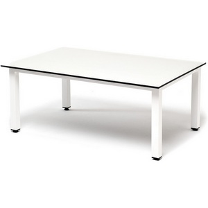 Изображение товара Канны журнальный столик из HPL 95х60, H40, каркас светло-серый (RAL 7035), цвет столешницы молочный 4SIS УТ-00005753 (прямоугольная столешница, 4 ножки)