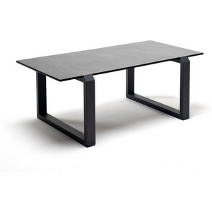 Изображение товара Варадеро журнальный стол из HPL 110х60 H43, каркас алюминий темно-серый (RAL 7024), цвет столешницы серый гранит 4SIS УТ-00005791 (прямоугольная столешница, I I-образная опора)