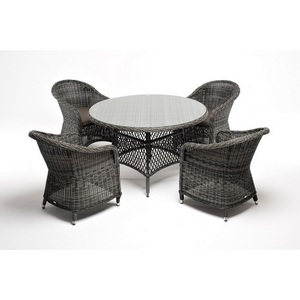 Изображение товара "Равенна" обеденная группа плетеная, цвет графит 4SIS арт.УТ-00006084