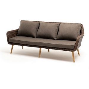 Изображение товара "Прованс" диван из искусственного ротанга трехместный, цвет коричневый 4SIS арт.УТ-00006463