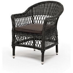 Изображение товара "Сицилия" плетеный стул из искусственного ротанга, цвет графит 4SIS арт.УТ-00006466