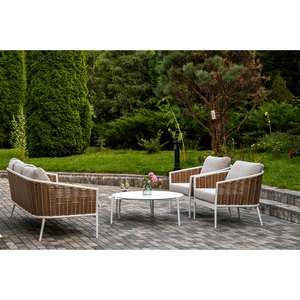 Изображение товара "Тоскана" лаунж-зона из искусственного ротанга, цвет соломенный 4SIS арт.УТ-00007468