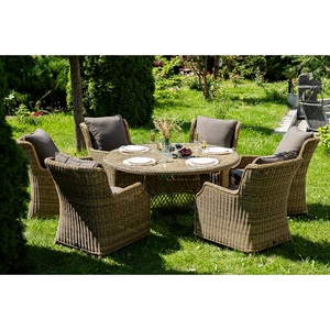 Изображение товара "Эспрессо–150 N" обеденная группа плетеная, цвет соломенный 4SIS арт.УТ-00008189