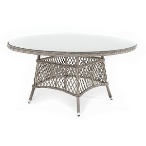 Изображение товара "Эспрессо" плетеный круглый стол, диаметр 150 см, цвет бежевый 4SIS YH-T1661G-1 beige