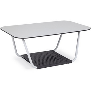 Изображение товара Глория журнальный стол 90х60см из HPL, цвет молочный 4SIS УТ-00008356 (прямоугольная столешница)