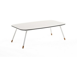 Изображение товара Верона журнальный стол из HPL 120х65, H40, каркас светло-серый (RAL 7035) муар, цвет столешницы серый гранит 4SIS УТ-00008415 (прямоугольная столешница, 4 ножки)