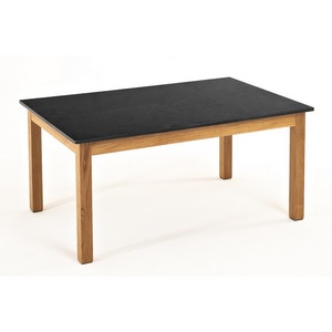 Изображение товара Канны журнальный стол 900x600 мм из HPL, H40, основание дуб, цвет столешницы серый гранит 4SIS УТ-00008580 (прямоугольная столешница, 4 ножки)