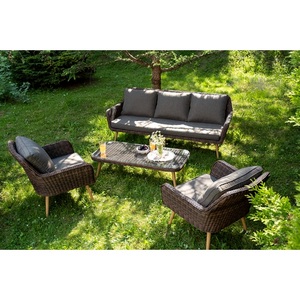 Изображение товара "Прованс" лаунж-зона плетеная из искусственного ротанга, цвет коричневый 4SIS арт.УТ-00008772