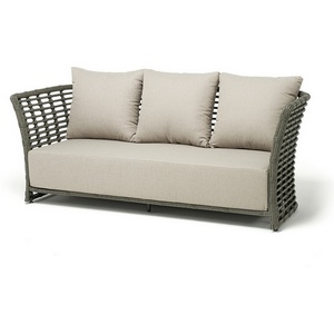 Изображение товара "Валенсия" диван из искусственного ротанга трехместный, цвет серый 4SIS арт.УТ-00009375