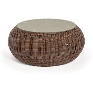 Изображение товара Барселона журнальный столик из искусственного ротанга, цвет коричневый 4SIS УТ-00009402