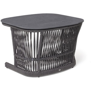 Изображение товара Лугано журнальный стол 76х76 H55 см из HPL, цвет серый гранит 4SIS УТ-00009905