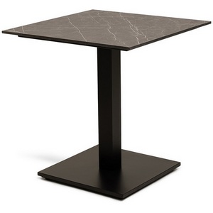 Изображение товара Каффе стол из HPL квадратный 70х70см, цвет серый мрамор 4SIS УТ-00010633