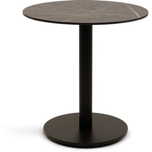 Изображение товара Каффе стол из HPL D70см, цвет серый мрамор 4SIS УТ-00010634